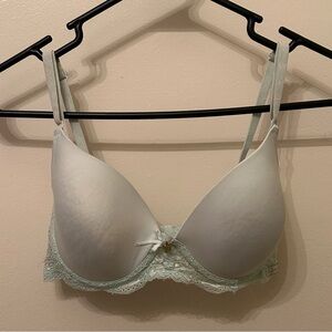 Jessica Simpson Light Green Lace Bra